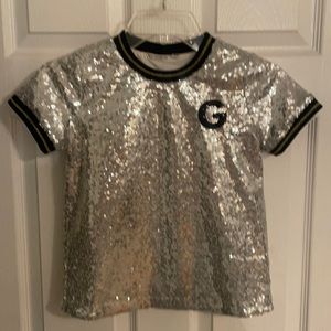 Guess sequin top size 8